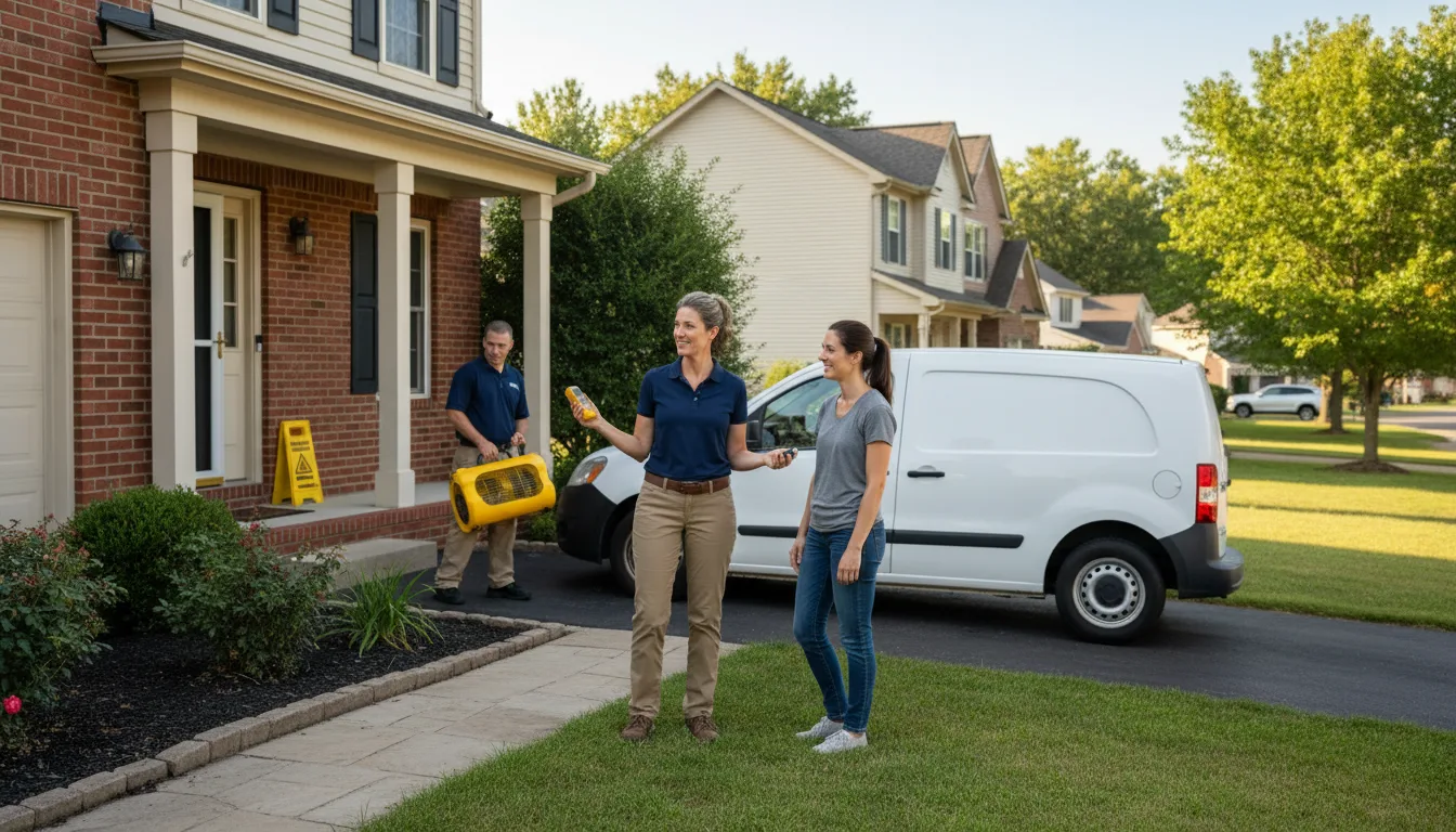 Residential water damage restoration in Polacca, AZ